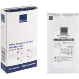 ABENA® Wundnahtstreifen, mit 3 Streifen, steril, weiß 1 Karton (16 Packungen × 70 Stück)