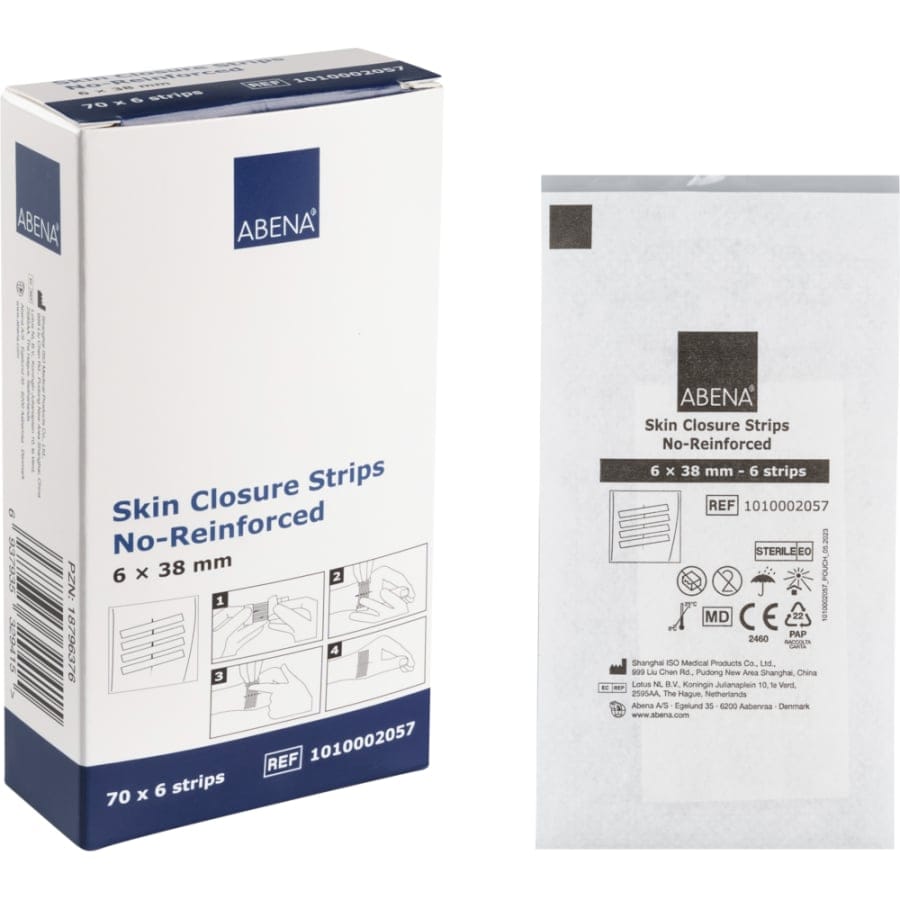 ABENA® Wundnahtstreifen, mit 6 Streifen, steril, braun