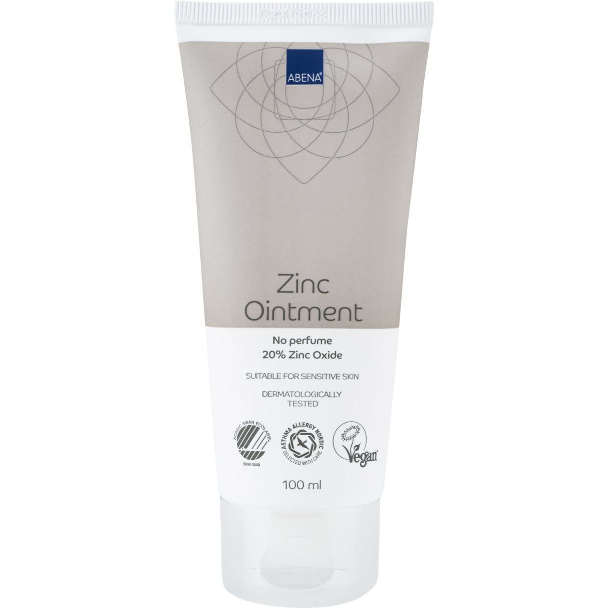 ABENA Zinksalbe ohne Parfüm, IAD, feuchtigkeitsspendent 100 ml Tube
