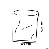 DEISS LDPE Beutel 7 Liter, transparent, lose, lebensmittelecht