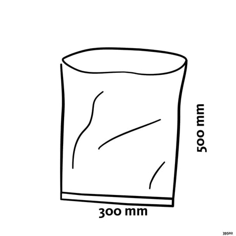 DEISS LDPE Beutel 7 Liter, transparent, lose, lebensmittelecht