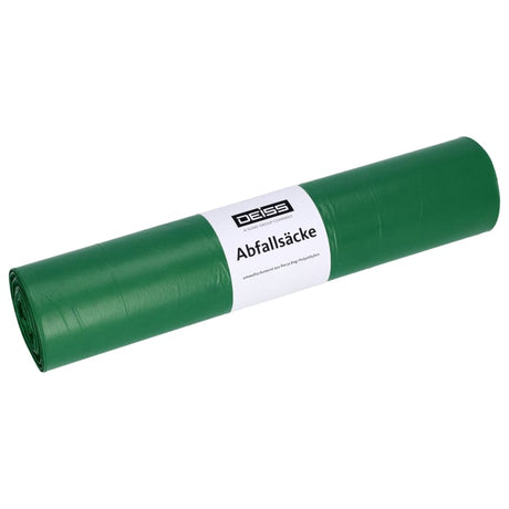 DEISS BLAUER ENGEL Abfallsack 120 Liter grün, Typ 60 Variante 2