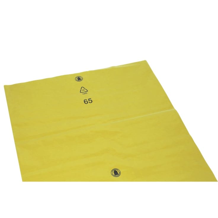 DEISS LDPE Abfallsack 120 Liter, gelb, Typ 150
