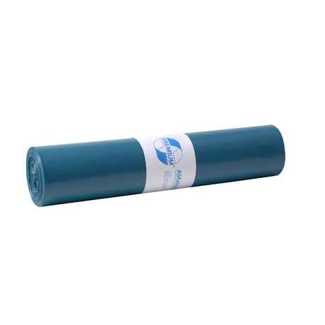 DEISS PREMIUM Abfallsack 120 Liter blau, Typ 60 1 Rolle = 25 Saecke