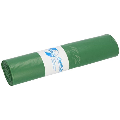 DEISS PREMIUM Abfallsack 120 Liter grün, 1310 g/ Rolle, Typ 60 1 Rolle = 25 Saecke