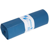 DEISS PREMIUM Abfallsack 140 Liter blau mit Seitenfalte, Typ 100 1 Rolle = 20 Saecke
