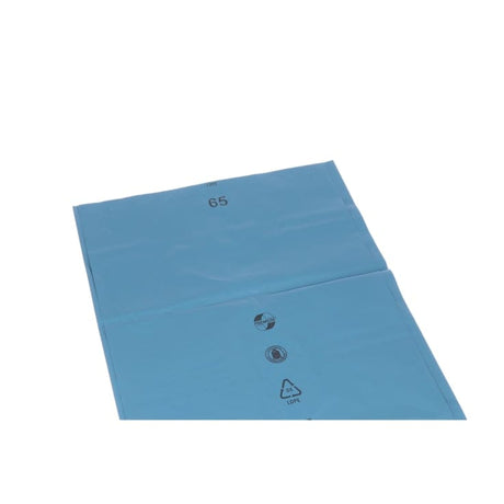 DEISS PREMIUM Abfallsack 180 Liter blau mit Seitenfalte, Typ 150 1 Karton = 100 Saecke