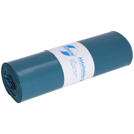 DEISS PREMIUM Abfallsack 70 Liter blau, ca. 1270 g/ Rolle, T100 1 Karton = 10 Rollen á 250 Saecke