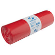 DEISS PREMIUM Abfallsack 70 Liter rot, ca. 1320 g/Rolle, Typ 100 1 Rolle = 25 Saecke