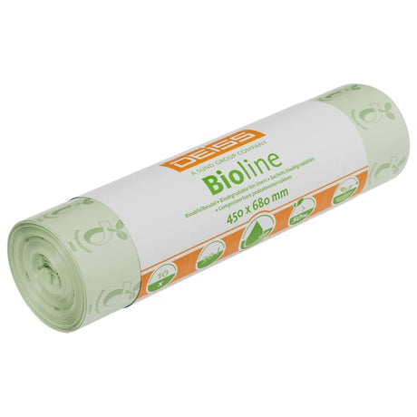 DEISS BIOLINE Bioabfallsäcke 30 Liter ecovio® Biokunststoff 1 Karton = 50 Rollen á 10 Stück á 500 Stück
