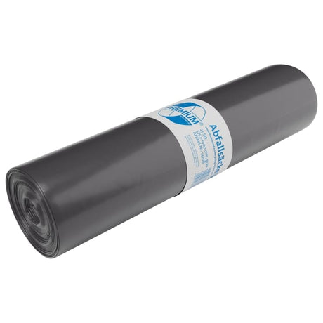 DEISS PREMIUM Abfallsack 70 Liter grau, 1320 g/ Rolle, Typ 100 1 Karton = 10 Rollen á 250 Saecke