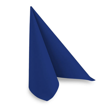 Airlaid Servietten, 40 x 40 cm, 1/4 Falzung 16× 50 Stück Blau
