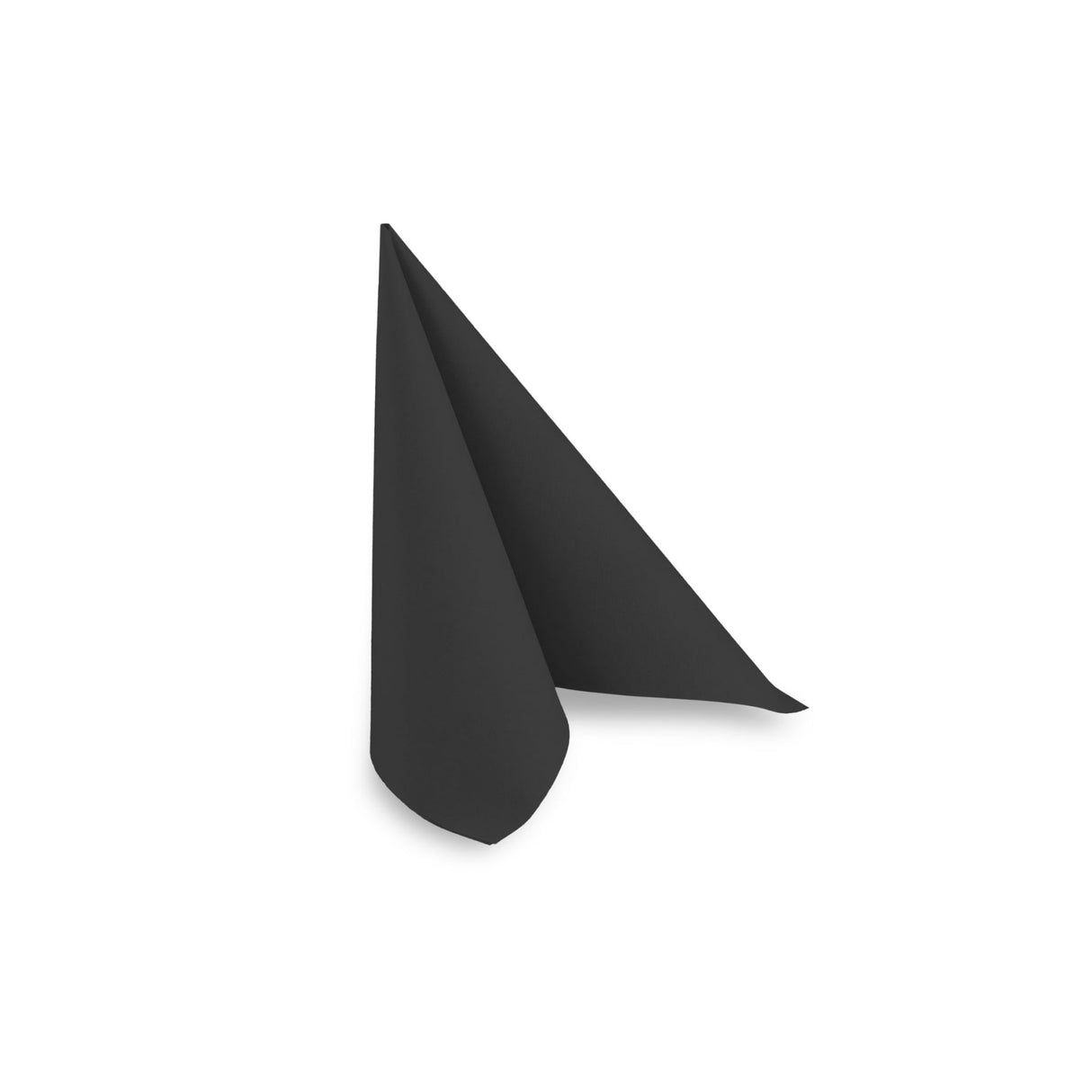 Airlaid Servietten, 40 x 40 cm, 1/4 Falzung 16× 50 Stück Schwarz