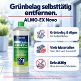 ALMO-EX Novo Steinreiniger / Grünbelagentferner für Terrassen aus Holz oder Stein