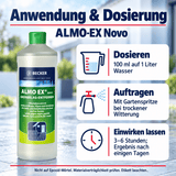 ALMO-EX Novo Steinreiniger / Grünbelagentferner für Terrassen aus Holz oder Stein