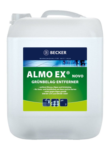ALMO-EX Novo Steinreiniger / Grünbelagentferner für Terrassen aus Holz oder Stein