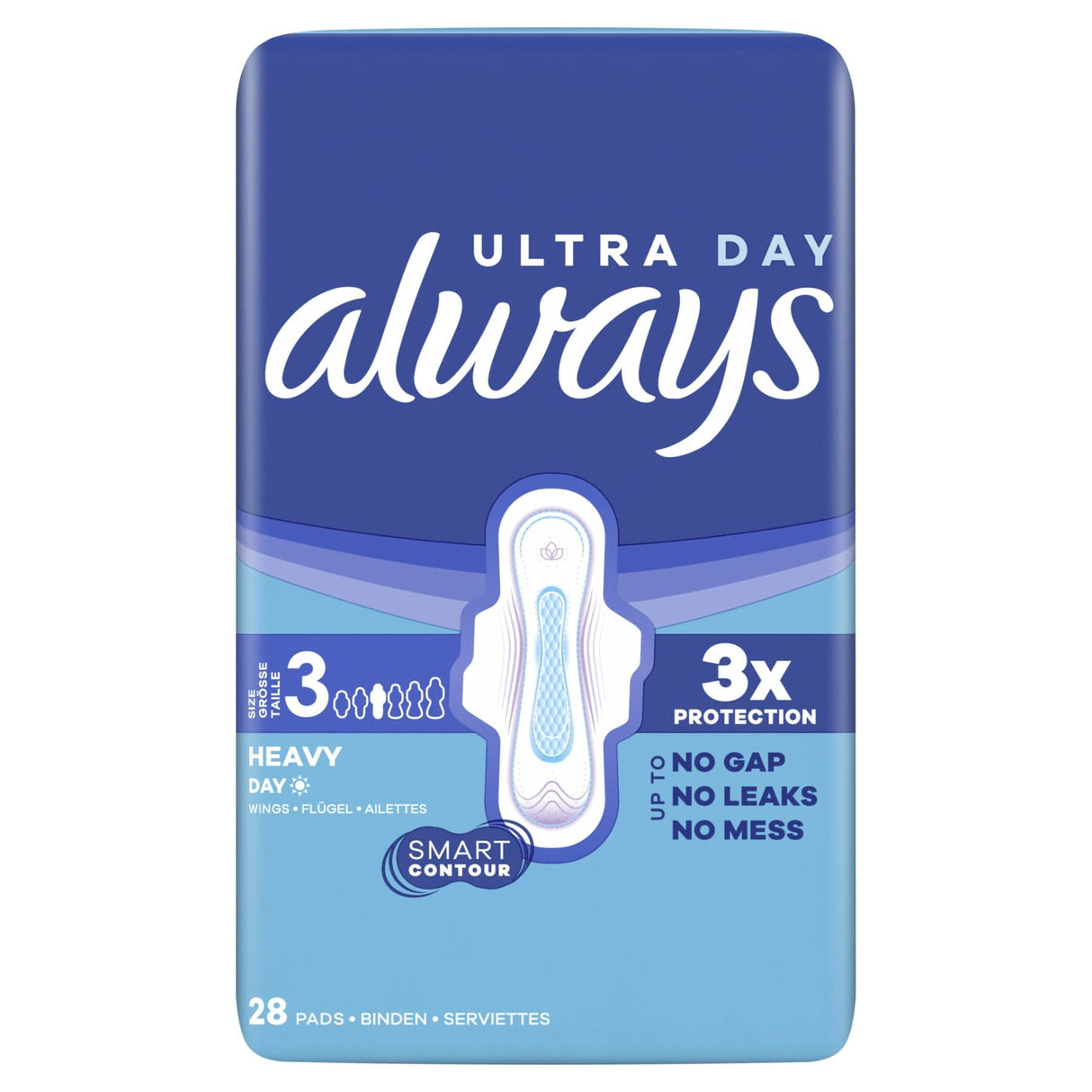 Always Ultra Long Plus Damenbinden, Größe 3