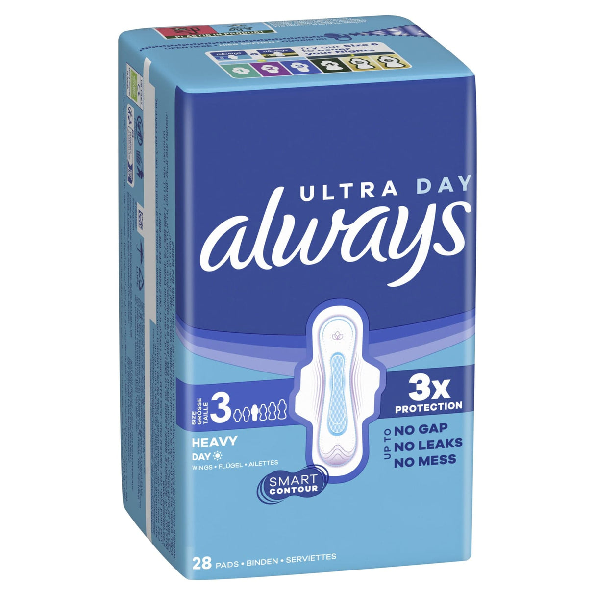 Always Ultra Long Plus Damenbinden, Größe 3