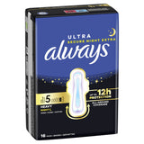 Always Ultra Secure Night Extra Damenbinden, Größe 5
