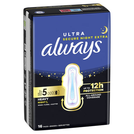 Always Ultra Secure Night Extra Damenbinden, Größe 5