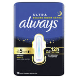 Always Ultra Secure Night Extra Damenbinden, Größe 5