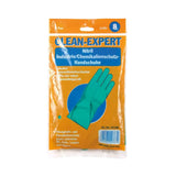 AMPri CLEAN-EXPERT Nitril Chemikalienschutzhandschuhe puderfrei grün 1 Paar, Größe 7-8