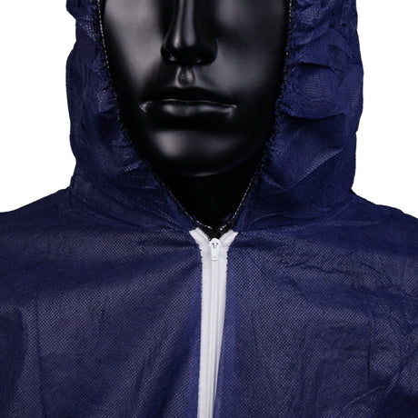 AMPri MED-COMFORT Einwegoverall Kapuze PP blau