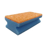 Arcora LONGLIFE SPONGE Reinigungsschwamm, langlebig blau-orange – 1 Karton = 100 Stück