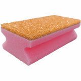 Arcora LONGLIFE SPONGE Reinigungsschwamm, langlebig rosa-orange – 1 Karton = 100 Stück