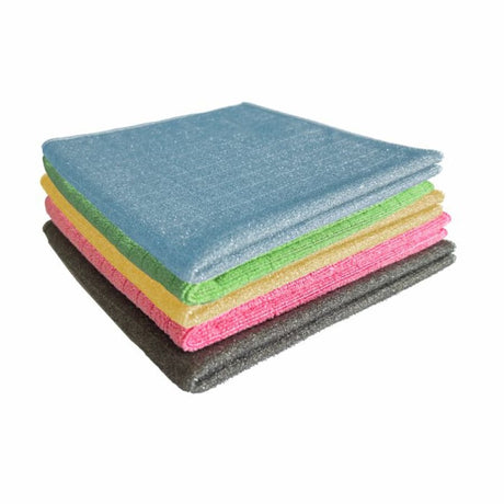 Arcora SCRUB & CLEAN 2in1 Microfasertuch, streifenfreie Reinigung 1 Karton = 150 Tücher, gelb