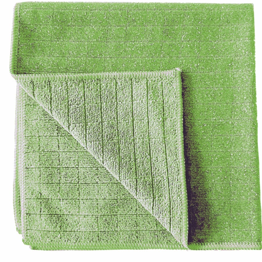 Arcora SCRUB & CLEAN 2in1 Microfasertuch, streifenfreie Reinigung 1 Karton = 150 Tücher, grün
