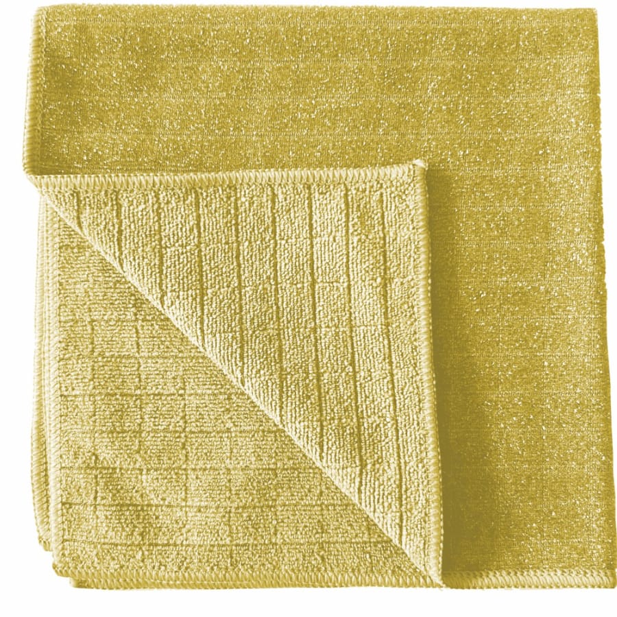 Arcora SCRUB & CLEAN 2in1 Microfasertuch, streifenfreie Reinigung 1 Tuch, gelb