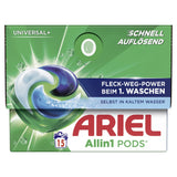 Ariel All in 1 PODS Universal+ Universalwaschmittel 1 Karton (15 Pods)