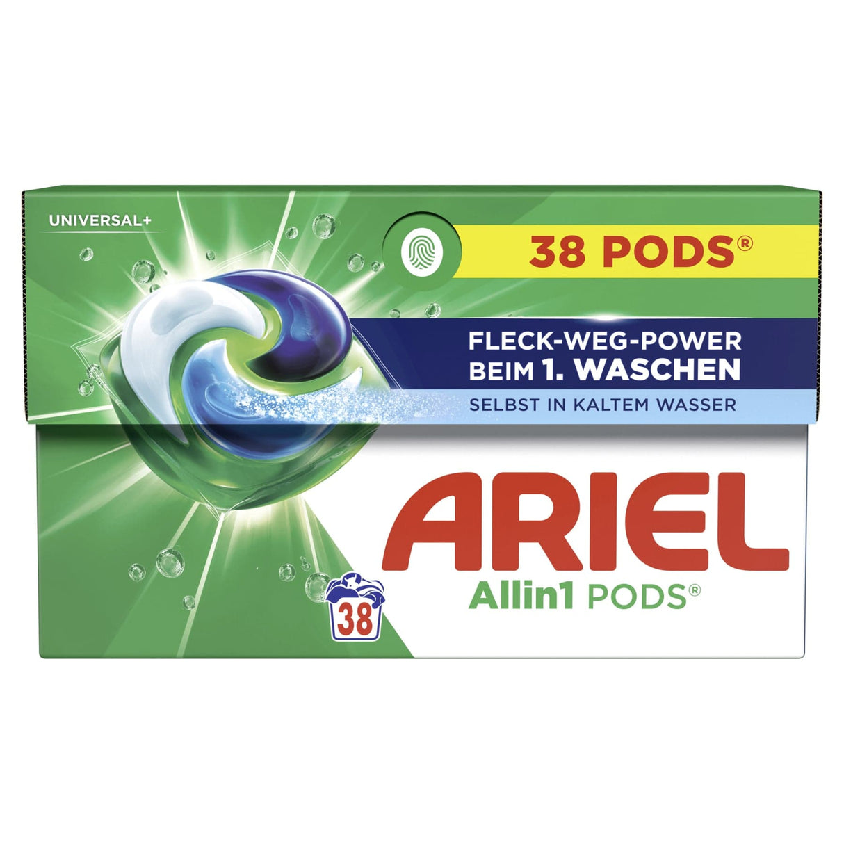Ariel All in 1 PODS Universal+ Universalwaschmittel 1 Karton (38 Pods)