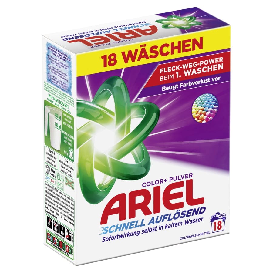 Ariel Color+ Pulver Colorwaschmittel 0,9 Kg