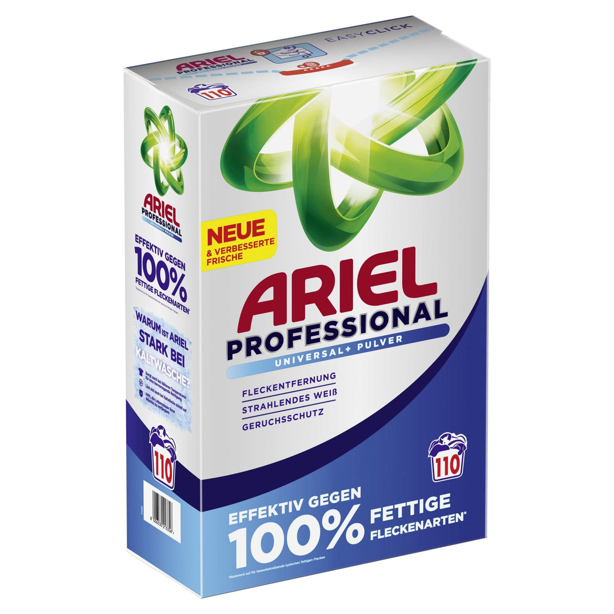 Ariel Professional Universal+ Pulverwaschmittel 6,05 kg - Packung, für ca. 110 Waschladungen