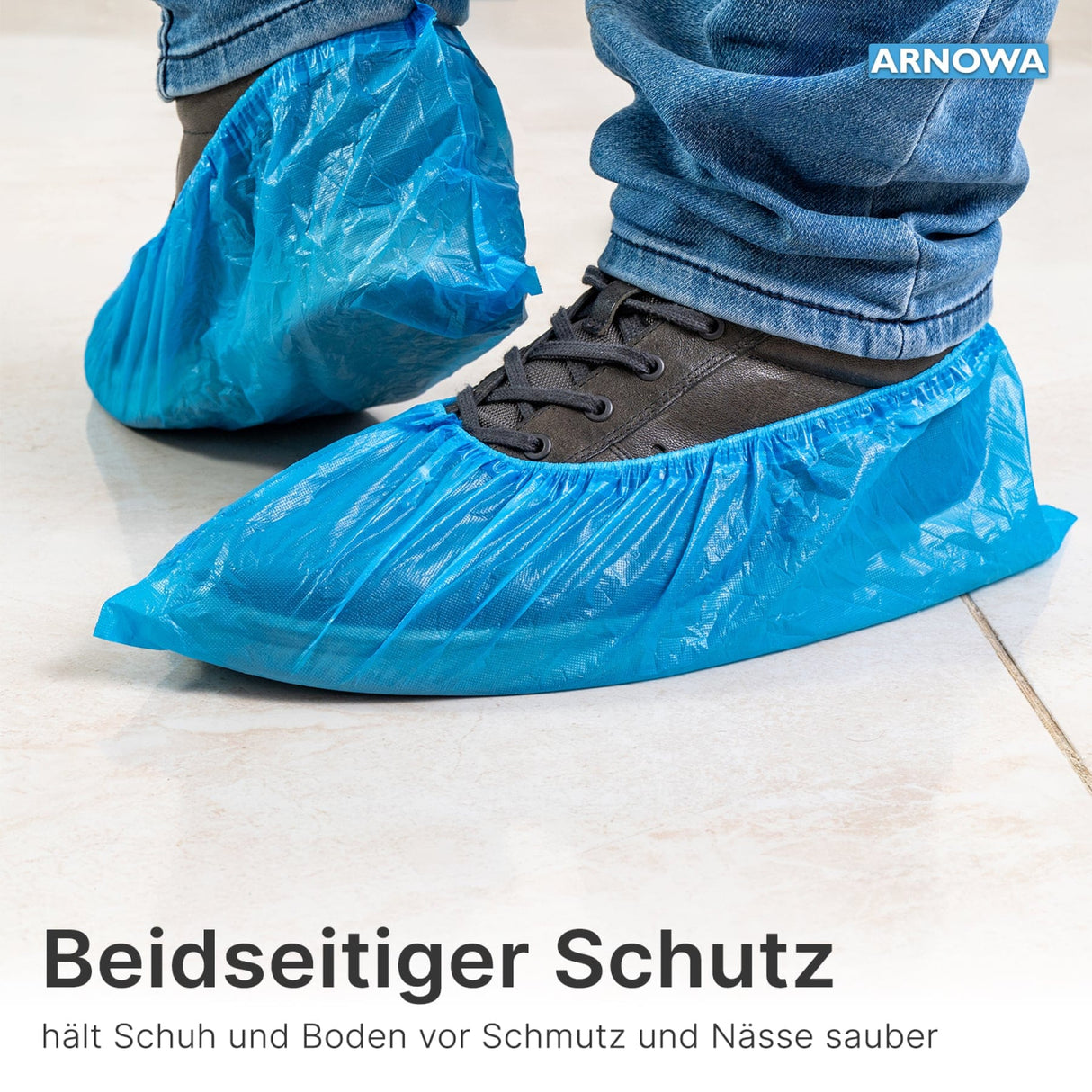 ARNOMED COVER Überziehschuhe, CPE, blau