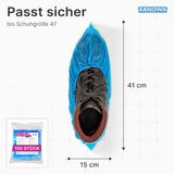 ARNOMED COVER Überziehschuhe, CPE, blau