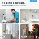 ARNOMED Desinfektionsmittelspender, ABS Kunststoff, weiß