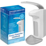 ARNOMED Desinfektionsmittelspender, ABS Kunststoff, weiß Füllvolumen: 500 ml