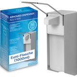 ARNOMED Desinfektionsmittelspender, Aluminium 1 l
