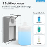 ARNOMED Desinfektionsmittelspender, Aluminium
