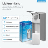 ARNOMED Desinfektionsmittelspender, Aluminium