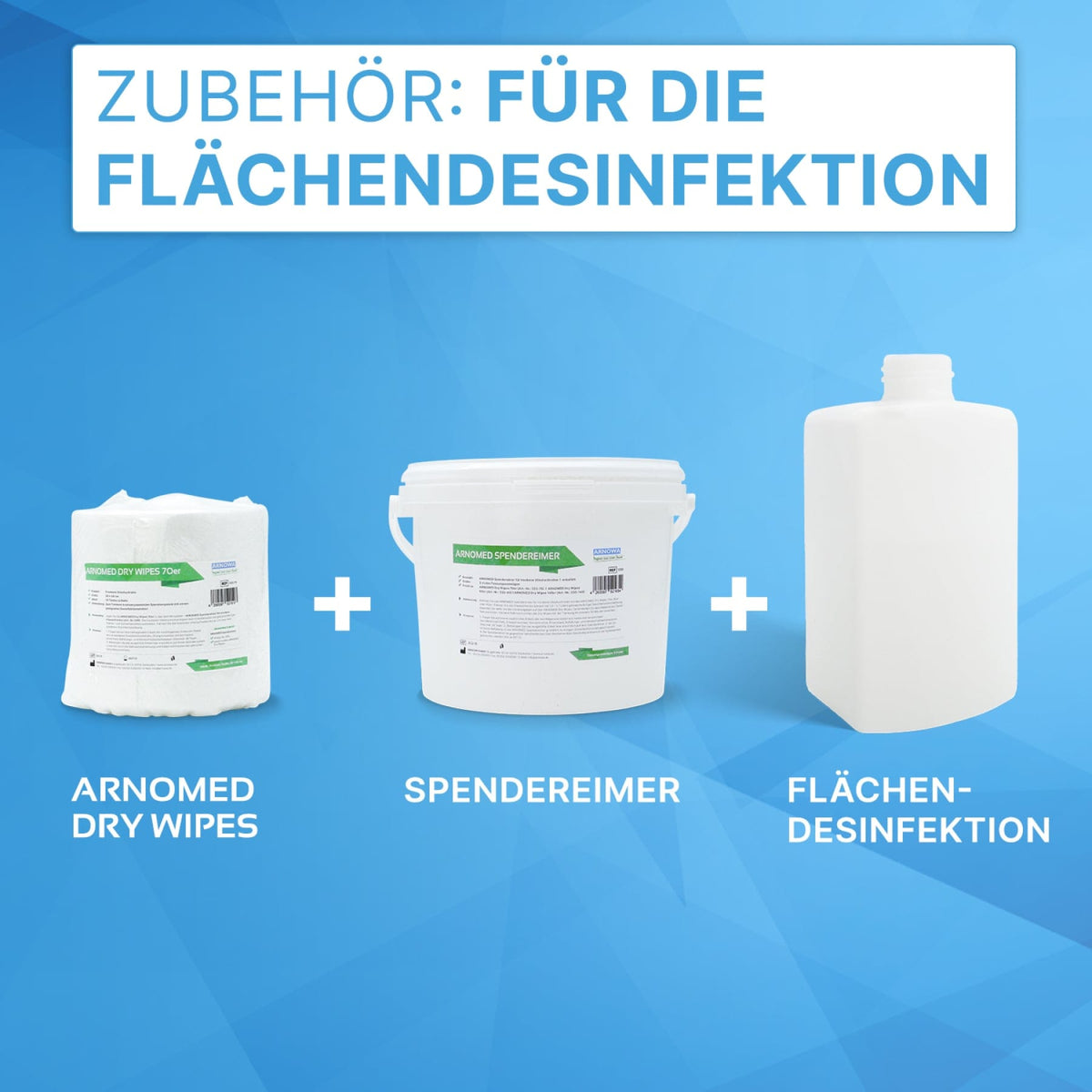 ARNOMED Dry Wipes Vliestuchrolle, weiß, 28 x 30 cm