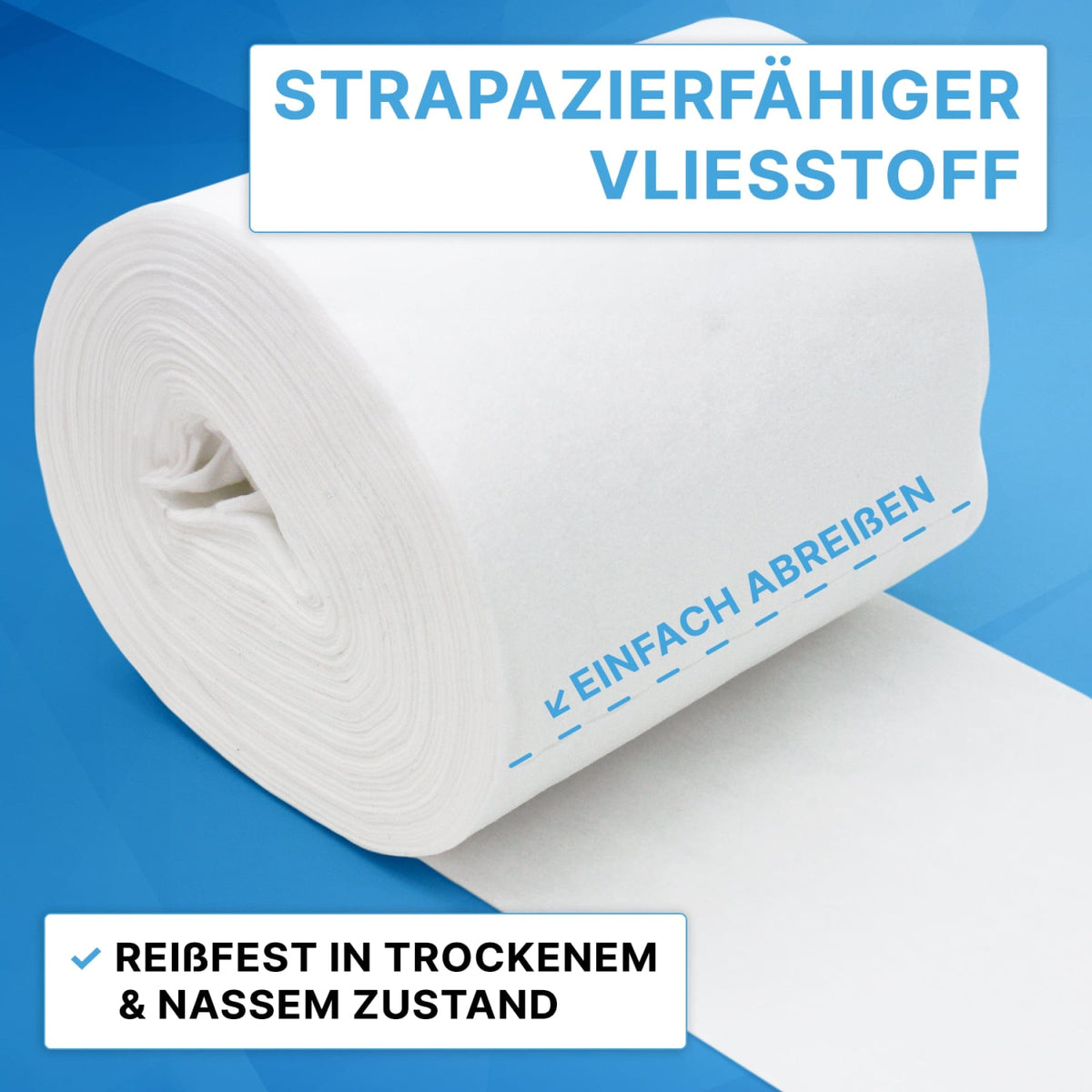 ARNOMED Dry Wipes Vliestuchrolle, weiß, 28 x 30 cm