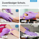 ARNOMED Einweghandschuhe Nitril Lila (Lavender Violet) in Pflege, Küche, Kosmetik und Haushalt.