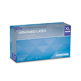 ARNOMED Latex PF Einmalhandschuhe, puderfrei, natur XL / Packung (100 Stück)