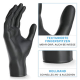 ARNOMED Nitril Black XTRA STRONG Einmalhandschuhe, schwarz