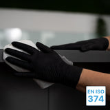 ARNOMED Nitril Black XTRA STRONG Einmalhandschuhe, schwarz