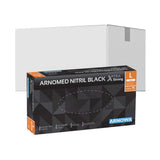 ARNOMED Nitril Black XTRA STRONG Einmalhandschuhe, schwarz L / Karton (10 Packungen × 100 Stück)